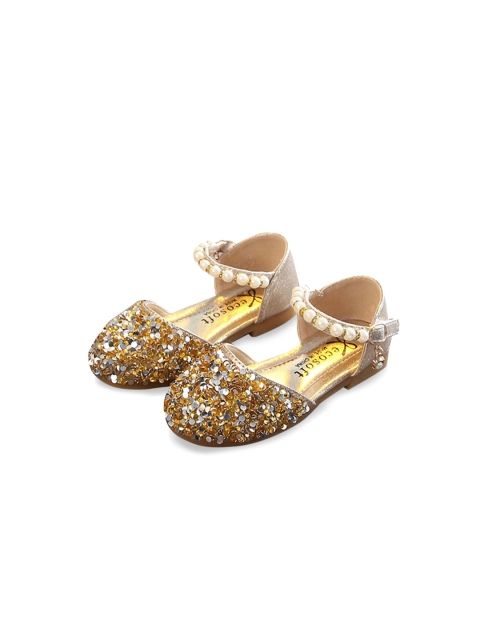 

Hopscotch Girls Gold-Toned Textured PU Fashion