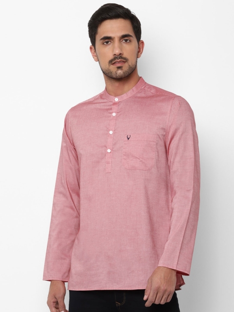 

Allen Solly Men Pink Slim Fit Casual Shirt