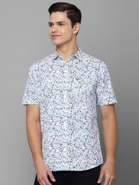 

Allen Solly Men Blue Slim Fit Printed Casual Shirt