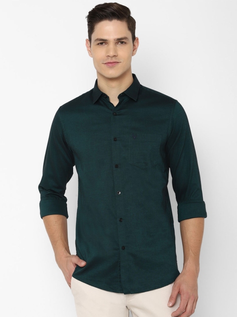 

Allen Solly Men Green Slim Fit Casual Shirt