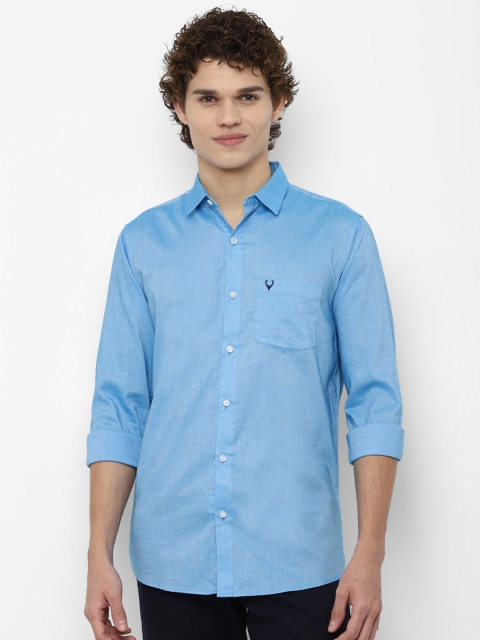 

Allen Solly Men Blue Slim Fit Casual Shirt
