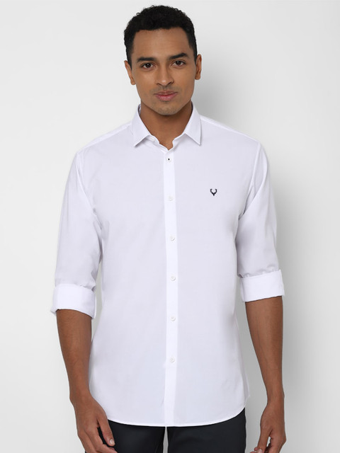 

Allen Solly Men White Slim Fit Casual Shirt