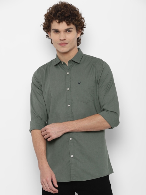 

Allen Solly Sport Men Olive Green Casual Shirt