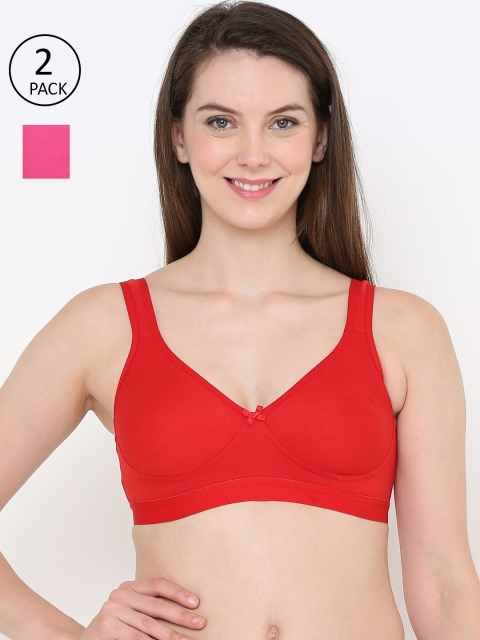 

Berrys Intimatess Pack of 2 Red & Pink Everday Sports Bra