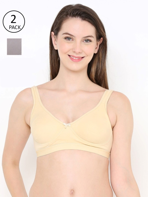 

Berrys Intimatess Pack of 2 Beige & Grey Everday Sports Bra