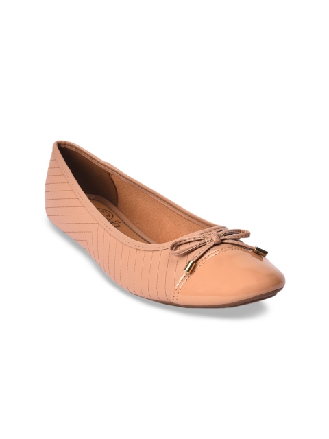 

Pavers England Women Nude-Coloured Ballerinas with Bows Flats