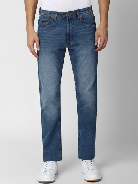 

Peter England Casuals Men Blue Regular Fit Heavy Fade Jeans
