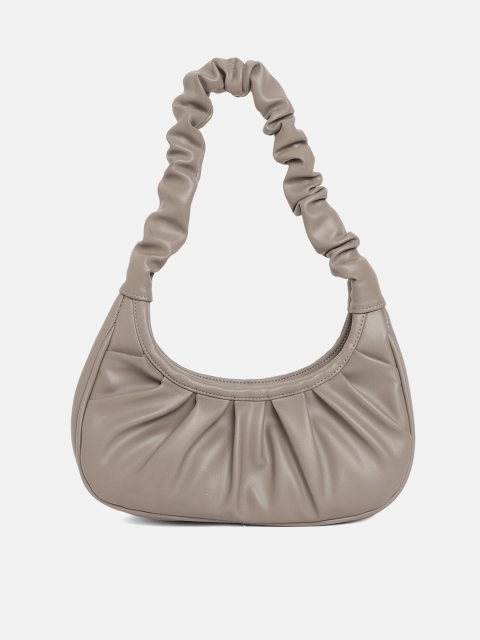

borse lele Grey PU Structured Sling Bag with Fringed