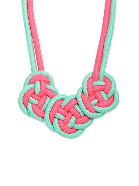 

Blisscovered Green & Red Necklace