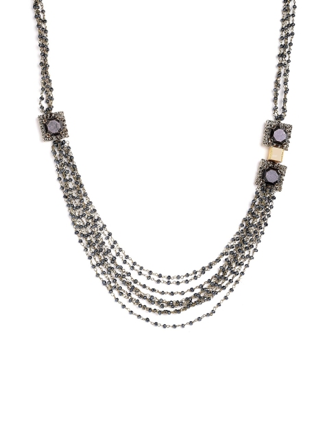 

Blisscovered Navy Blue Necklace