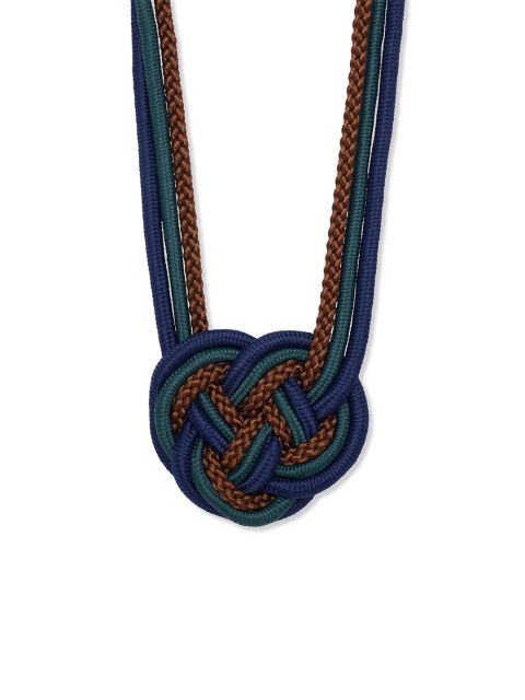 

Blisscovered Brown & Blue Necklace