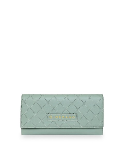 

GIORDANO Women Green PU Two Fold Wallet