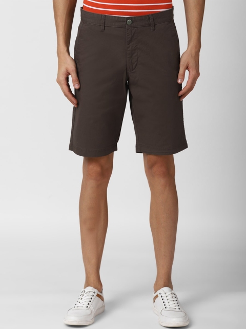 

Van Heusen Sport Men Brown Solid Shorts