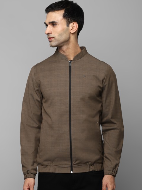 

Allen Solly Men Brown Sporty Solid Jacket