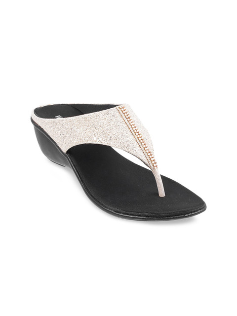 

WALKWAY by Metro Beige Embellished Wedge Heels