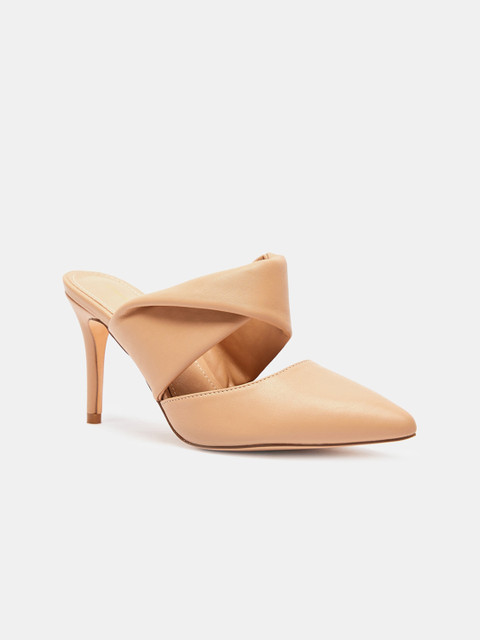 

shoexpress Beige PU Stiletto Heels