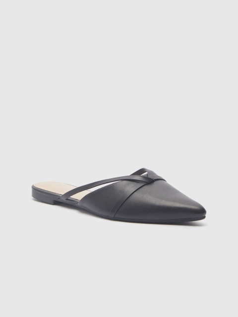 

shoexpress Women Black Mules Flats