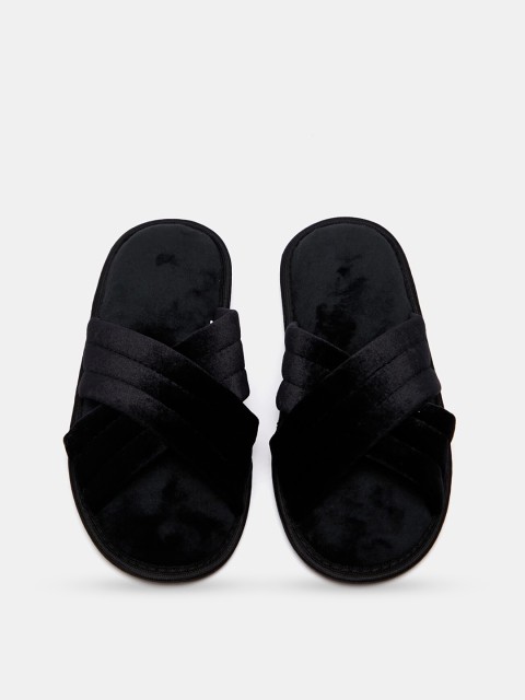 

shoexpress Women Black Slip-On