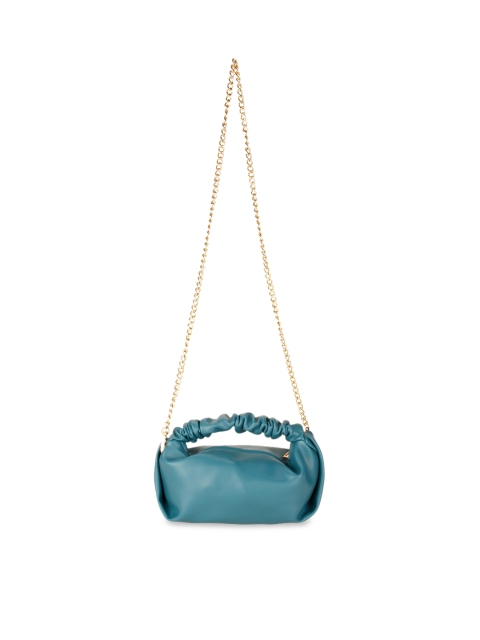 

Rocia Blue PU Structured Sling Bag with Quilted