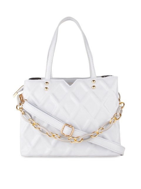 

Rocia Blue PU Structured Shoulder Bag with Quilted