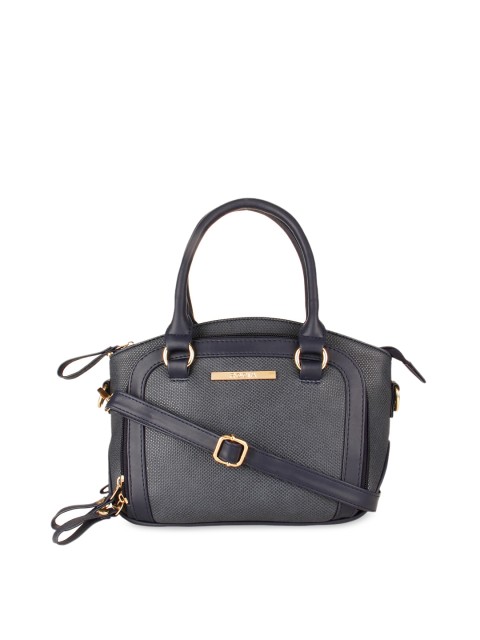 

Rocia Blue PU Structured Handheld Bag with Fringed