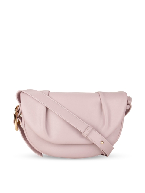 

Rocia Purple PU Oversized Structured Sling Bag with Tasselled