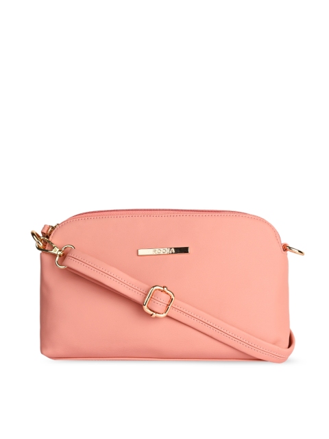 

Rocia Pink PU Structured Sling Bag