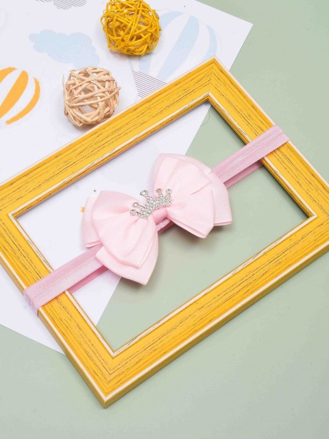 

POPLINS Girls Pink & White Hairband