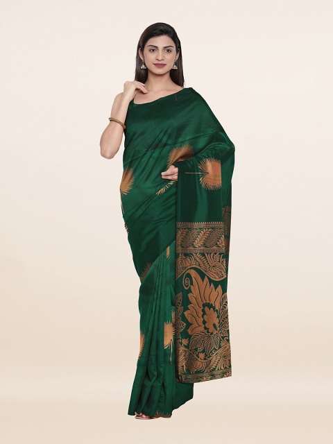 

Pothys Women Green Woven Design Silk Saree