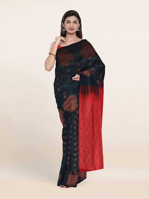 

Pothys Green & Pink Woven Design Zari Art Silk Saree