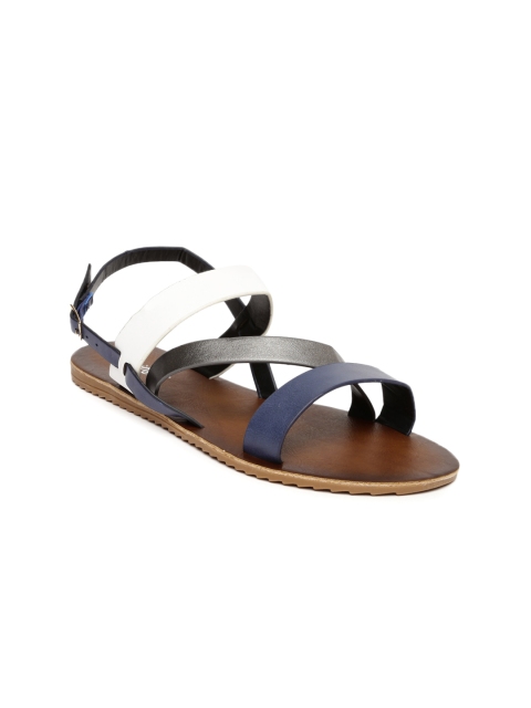 

Ginger by Lifestyle Women Navy Colourblocked Flats, Navy blue