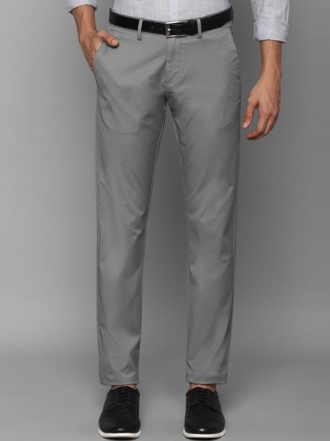 

Allen Solly Men Grey Slim Fit Trousers