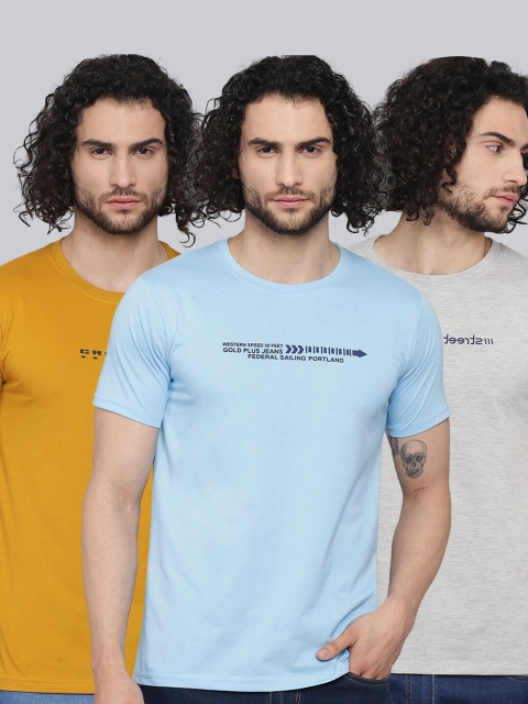 

39 THREADS Men Grey 3 Dri-FIT T-shirt