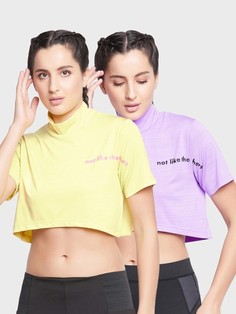 

Clovia Multicoloured Boxy Crop Top, Multi