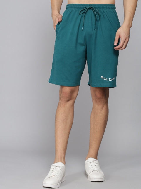

GRIFFEL Men Green Shorts