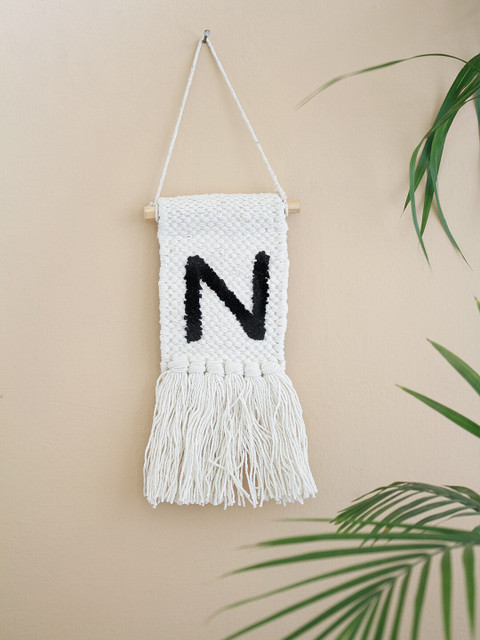

The Wishing Chair Off White Patterned Wall Hanging