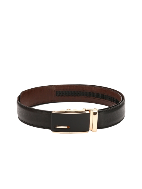 

Pacific Gold Men Black Spanish Leather Belt