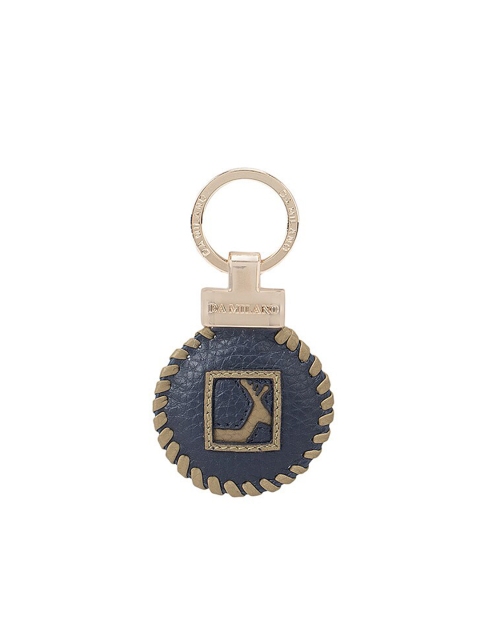 

Da Milano Navy Blue Leather Key Chain