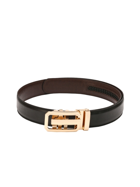 

Pacific Gold Men Black Spanish Leather Belt