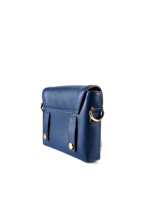 

IMMRI Navy Blue Solid Sling Bag