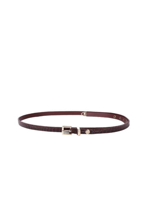 

Lavie Women Burgundy Animal Textured Belt