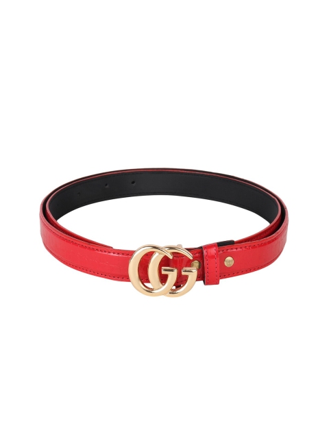 

Swiss Design Women Red PU Belt