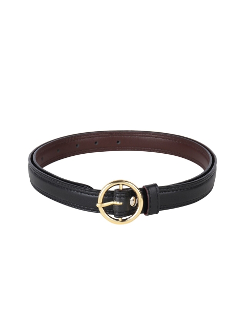 

Swiss Design Women Black PU Belt