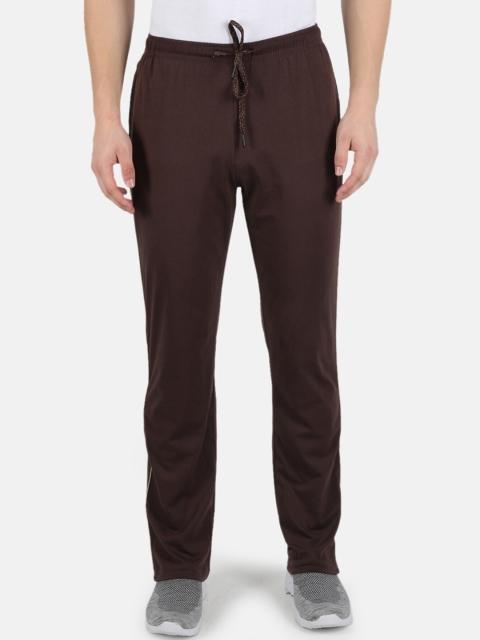 

Monte Carlo Men Coffee Brown Solid Track Pants