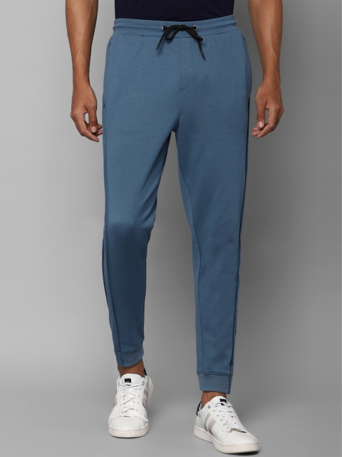 

Allen Solly Men Blue Solid Track Pants