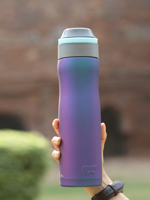 

Headway Celestial Halo Oslo Vacuum Insulated Stainless Steel Bottle 750 ML, Turquoise blue