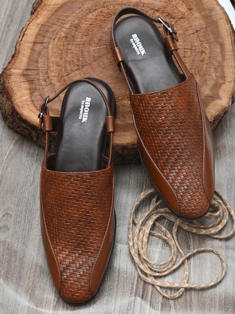 

Anouk Men Tan & Brown Ethnic Shoe-Style Sandals