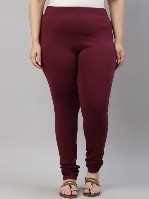 

Go Colors Women Purple Solid Ankle-Length Leggings