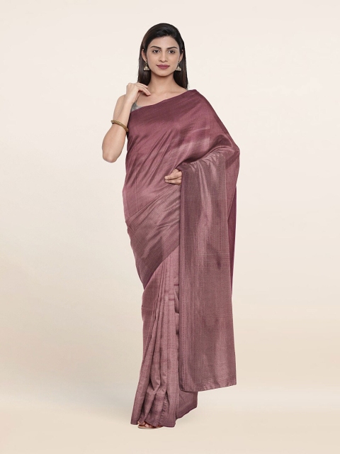 

Pothys Pink Woven Design Art Banarasi Silk Saree