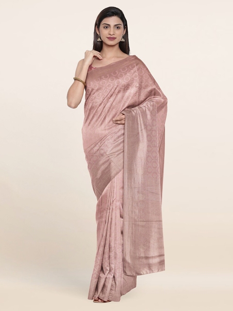 

Pothys Pink Woven Design Art Silk Saree